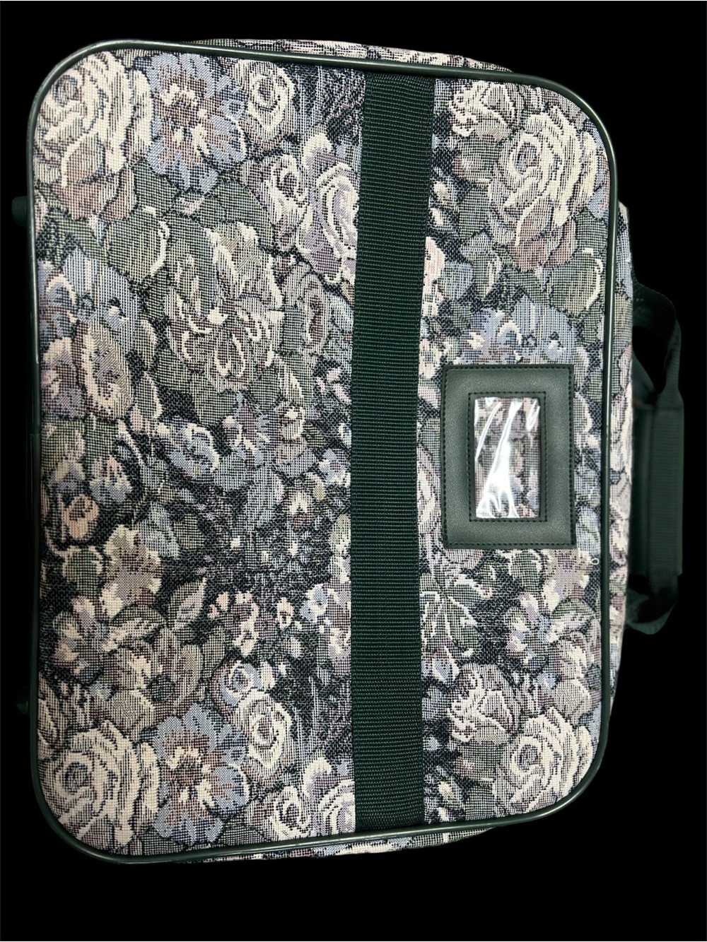 Floral Tapestry Travel Bag in Green